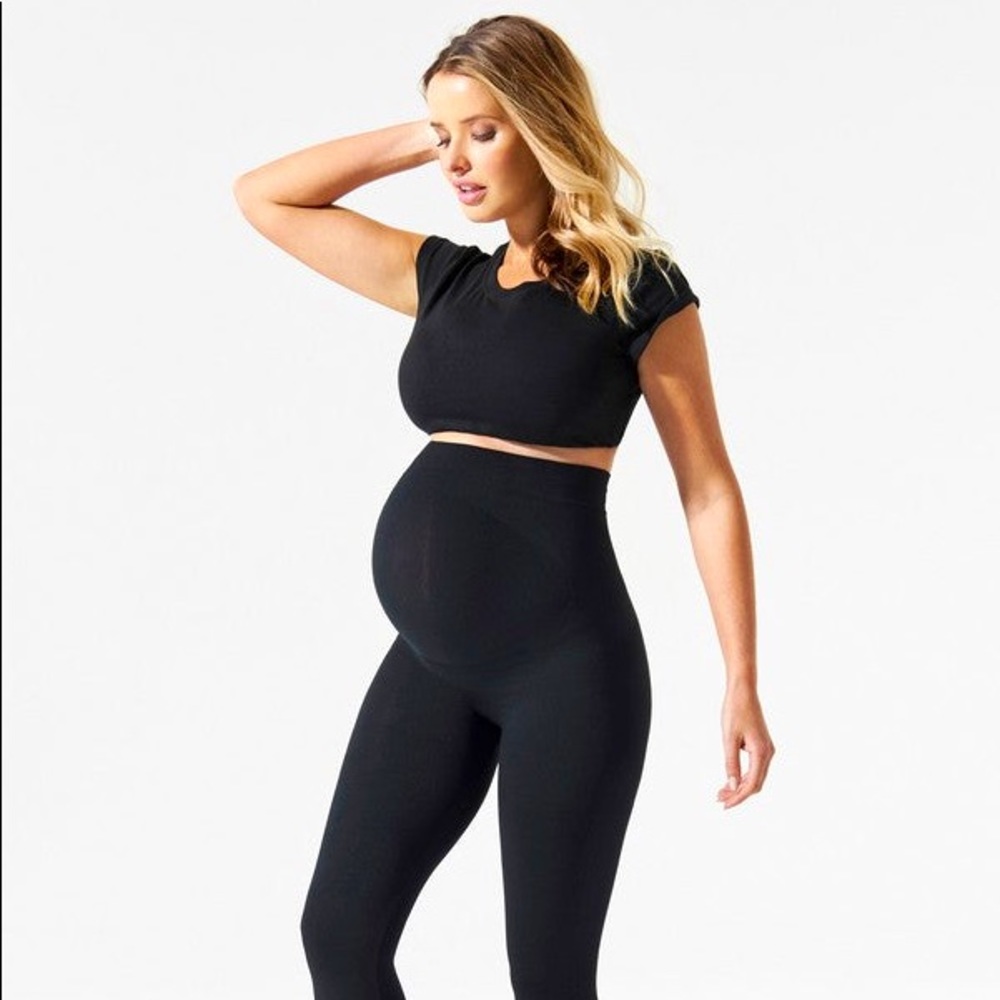 Blanqi Everyday Maternity leggings • Black Maternity Leggings • Size Large